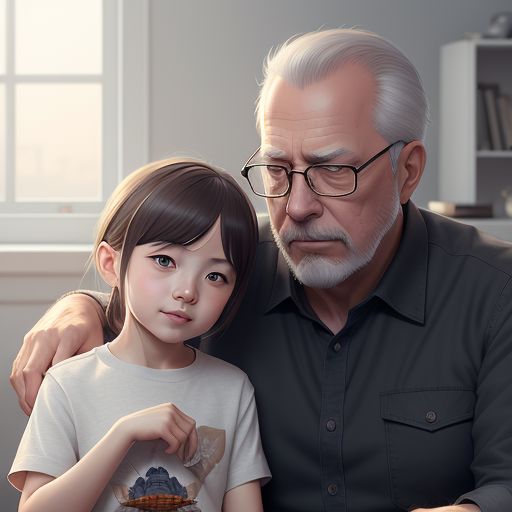 fathers day with a dad wearing eye glasses and black shirt holding his daughter in white shirt